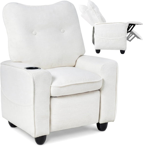 OLAKIDS Kids Recliner, Toddler Lounge Chair with Adjustable Backrest Footrest
