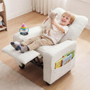 OLAKIDS Kids Recliner, Toddler Lounge Chair with Adjustable Backrest Footrest