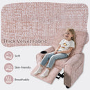 OLAKIDS Kids Recliner, Toddler Lounge Chair with Adjustable Backrest Footrest Cup Holder Side Pockets
