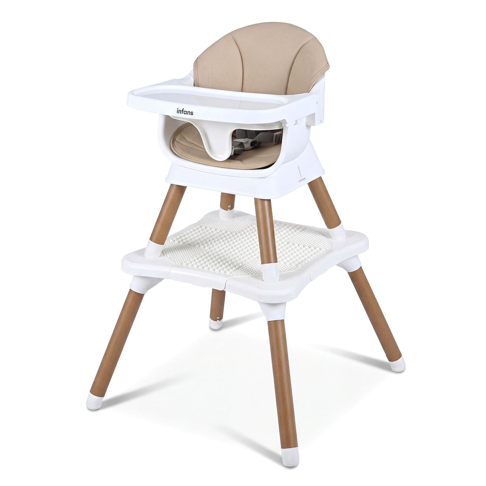 INFANS Baby High Chair 9 in 1 Convertible Highchair for Babies and Toddlers