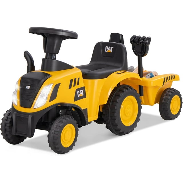 OLAKIDS Licensed Caterpillar Ride on Tractor by OLAKIDS, Foot to Floor Sliding Truck for Kids Toddler Age 1.5-3