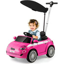 OLAKIDS Licensed Fiat 500 Ride on Push Car for Kids Toddlers 18 Month+