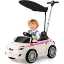 OLAKIDS Licensed Fiat 500 Ride on Push Car for Kids Toddlers 18 Month+