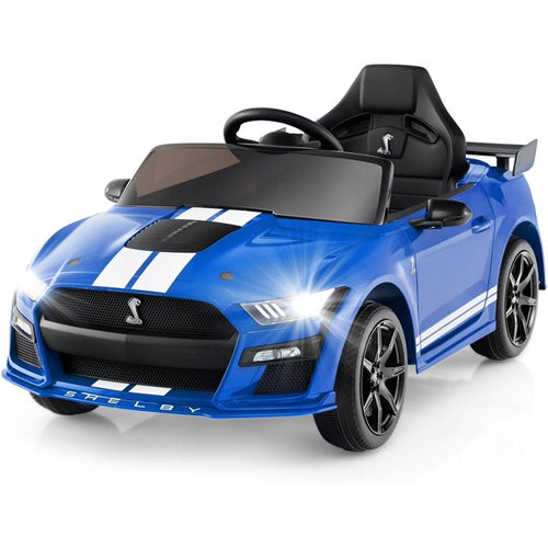 OLAKIDS Licensed Ford Mustang GT500 Ride on Car Battery Powered Electric Vehicle for Aged 3-8