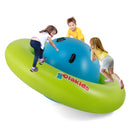 Olakids 8FT Inflatable Dome Rocker Bouncer Outdoor Kids Seesaw & Play Center
