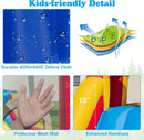 OLAKIDS Inflatable Water Slide 8 in 1 Bounce House Water Park with 2 Slides Splash Pools (Without Blower)