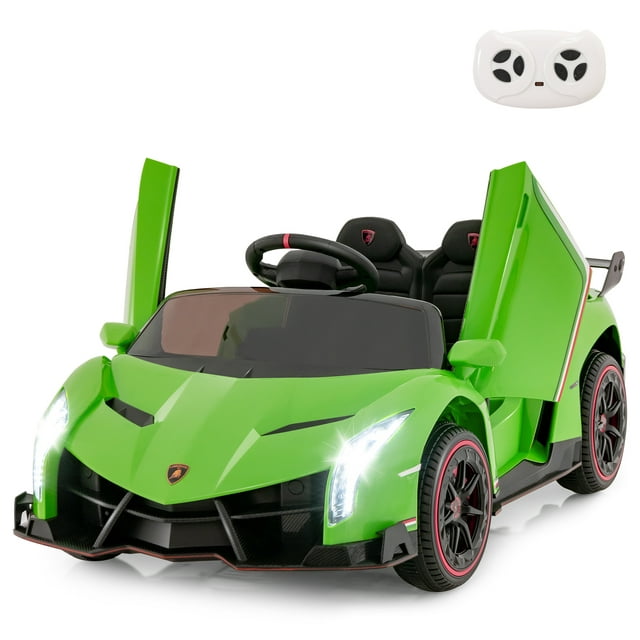 OLAKIDS 2 Seater Kids Ride on Car 12V 4WD Licensed Lamborghini Veneno