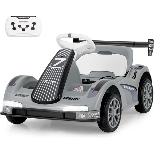 OLAKIDS Electric Go Kart for Kids, 6V Battery Powered Drift Kart for Boys Girls Aged 3+
