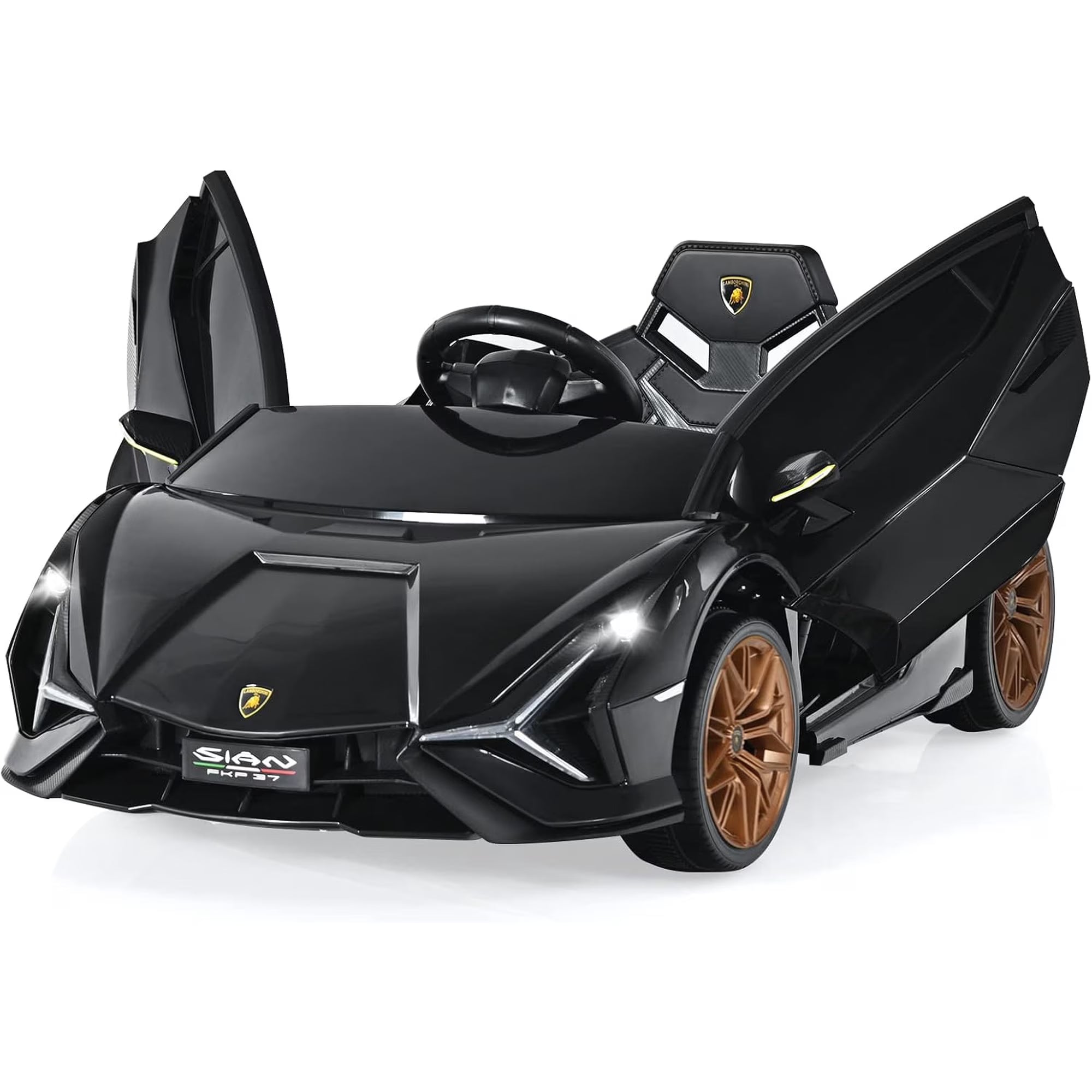 OLAKIDS Licensed Lamborghini SIAN 12V Kids Ride on Car, Toddler Electric Vehicle