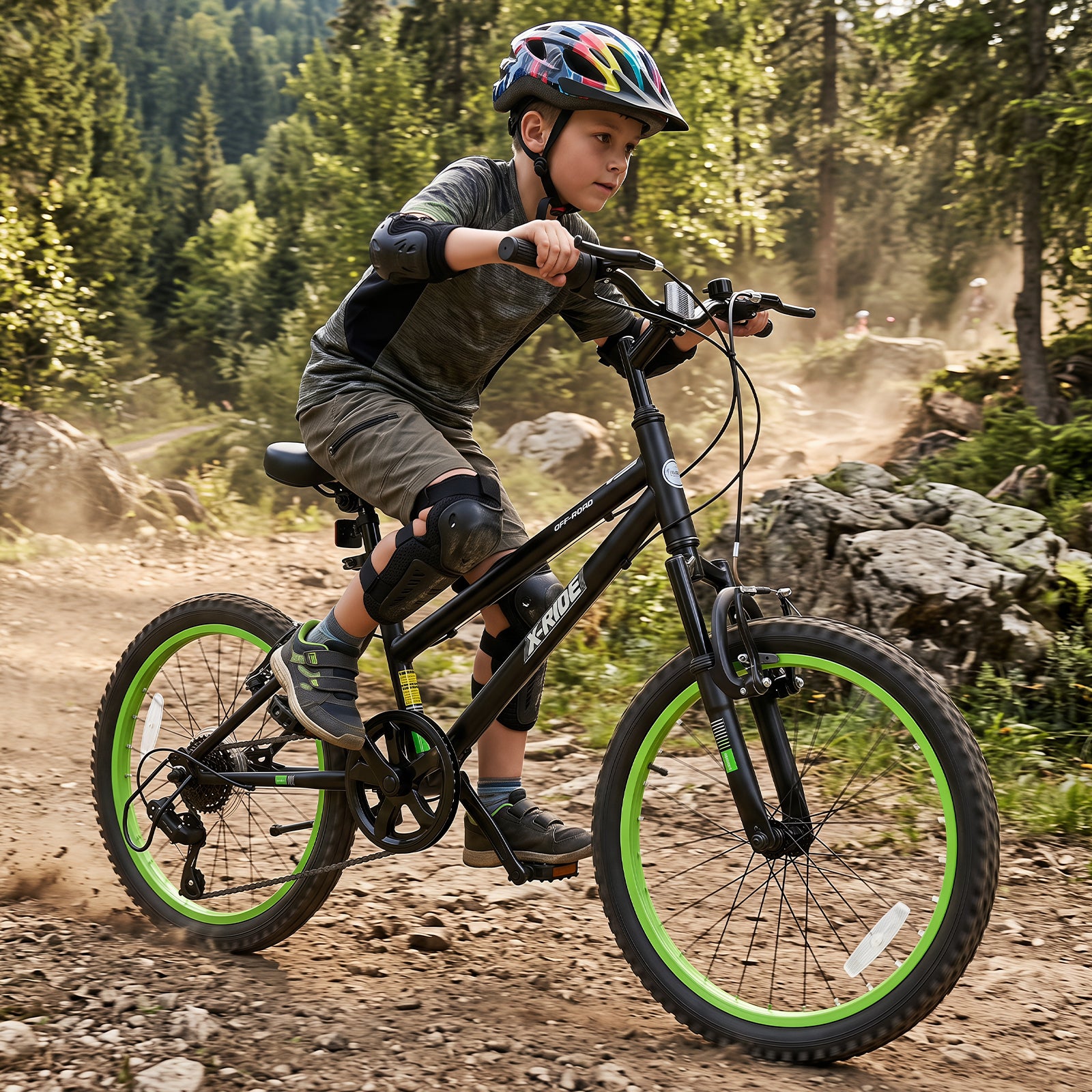 Olakids Kids Mountain Bike, 20 24 Inch Girls Boys Bicycle