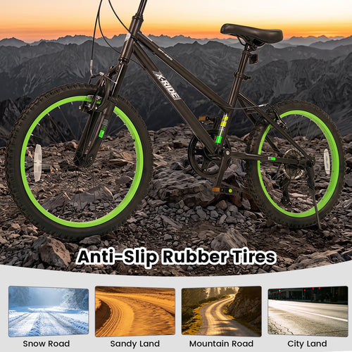 Olakids Kids Mountain Bike, 20 24 Inch Girls Boys Bicycle