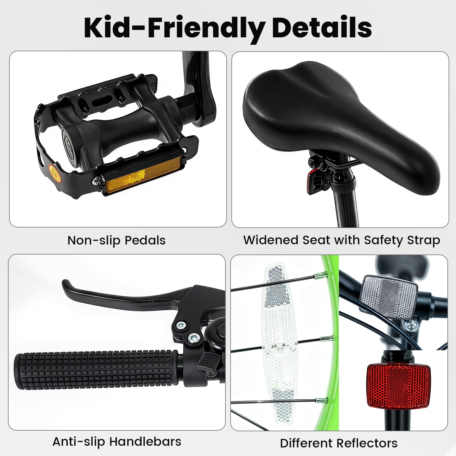 Olakids Kids Mountain Bike, 20 24 Inch Girls Boys Bicycle