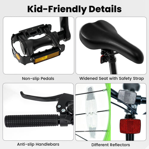 Olakids Kids Mountain Bike, 20 24 Inch Girls Boys Bicycle