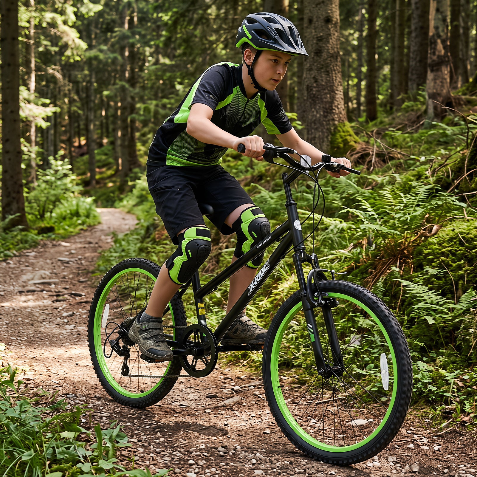 Olakids Kids Mountain Bike, 20 24 Inch Girls Boys Bicycle