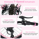 Olakids Kids Mountain Bike, 20 24 Inch Girls Boys Bicycle