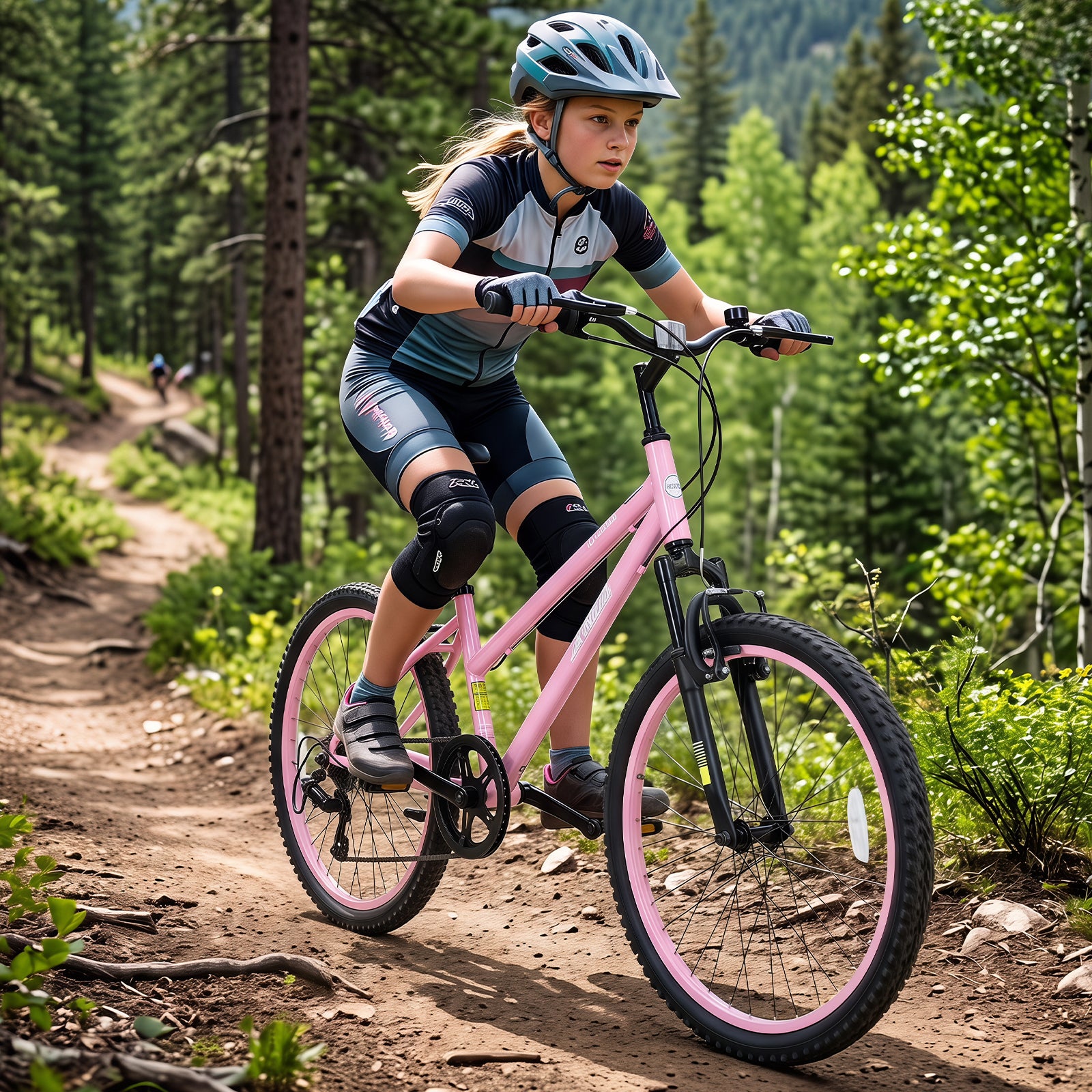 Olakids Kids Mountain Bike, 20 24 Inch Girls Boys Bicycle