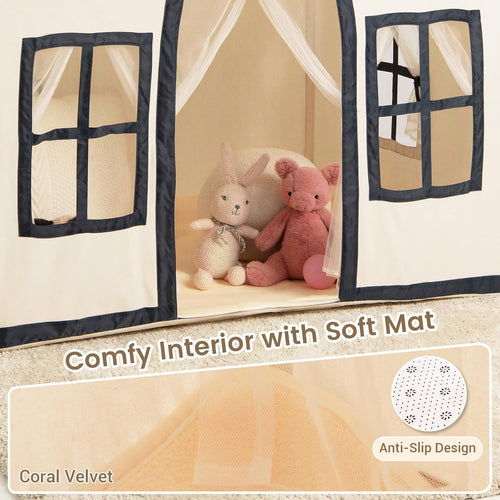 OLAKIDS Kids Play Tent Indoor Outdoor Princess Tents Castle for Toddlers