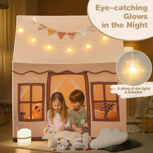 OLAKIDS Kids Play Tent Indoor Outdoor Princess Tents Castle for Toddlers