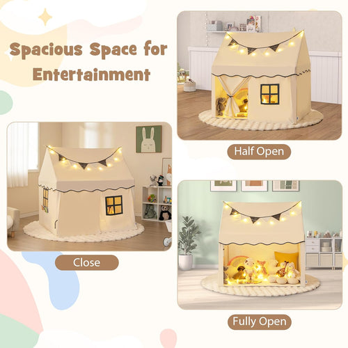 OLAKIDS Kids Play Tent Indoor Outdoor Princess Tents Castle for Toddlers