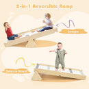 Olakids Pikler Triangle Set 7 in 1 Climbing Toys for Toddlers Foldable Baby Wood Montessori Jungle Gym