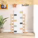 Olakids Pikler Triangle Set 7 in 1 Climbing Toys for Toddlers Foldable Baby Wood Montessori Jungle Gym