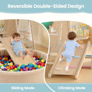 OLAKIDS Indoor Jungle Gym, 9 in 1 Wooden Montessori Baby Climbing Toys