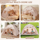 OLAKIDS Bed Tent with Flags Teepee Toys Gift for Boys Girls Aged 3+, 75’’ x 39’’ x 48’’