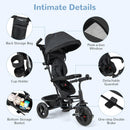 OLAKIDS Kids Tricycle 6 in 1 Baby Trike Toddler Bike with Reversible Seat  9-60 Months