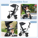 OLAKIDS Kids Tricycle 6 in 1 Baby Trike Toddler Bike with Reversible Seat  9-60 Months