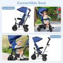 OLAKIDS Kids Tricycle 6 in 1 Baby Trike Toddler Bike with Reversible Seat  9-60 Months