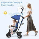 OLAKIDS Kids Tricycle 6 in 1 Baby Trike Toddler Bike with Reversible Seat  9-60 Months