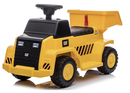 OLAKIDS Licensed Cat Ride on Car, 6V Dump Truck Battery Powered Construction for Kids Toddler Age 1.5-3