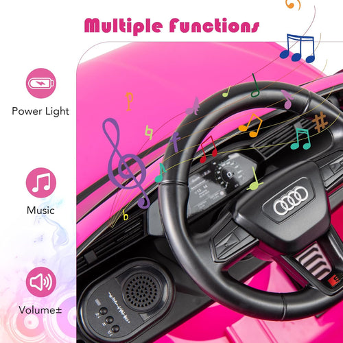 Licensed Audi SQ8 Ride on Car by OLAKIDS, 12V Kids Electric Vehicle with Remote Control, Toddlers Battery Powered Toy with 3 Speeds, Wheels Suspension, Music