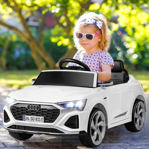 Licensed Audi SQ8 Ride on Car by OLAKIDS, 12V Kids Electric Vehicle with Remote Control, Toddlers Battery Powered Toy with 3 Speeds, Wheels Suspension, Music