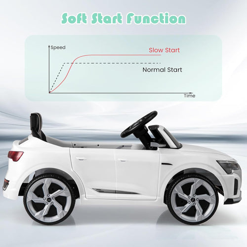 Licensed Audi SQ8 Ride on Car by OLAKIDS, 12V Kids Electric Vehicle with Remote Control, Toddlers Battery Powered Toy with 3 Speeds, Wheels Suspension, Music