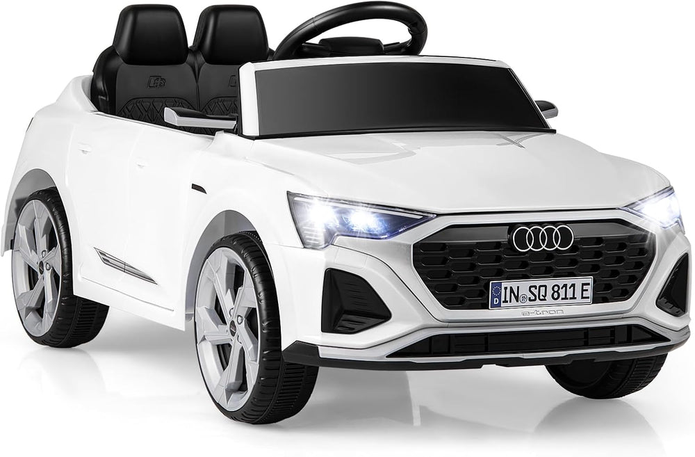 Licensed Audi SQ8 Ride on Car by OLAKIDS, 12V Kids Electric Vehicle with Remote Control, Toddlers Battery Powered Toy with 3 Speeds, Wheels Suspension, Music