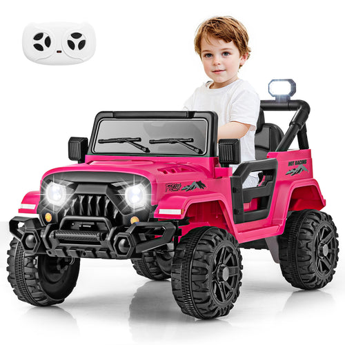 OLAKIDS Ride on Truck 12V Battery Powered Electric Vehicle for 3+ Boys Girls