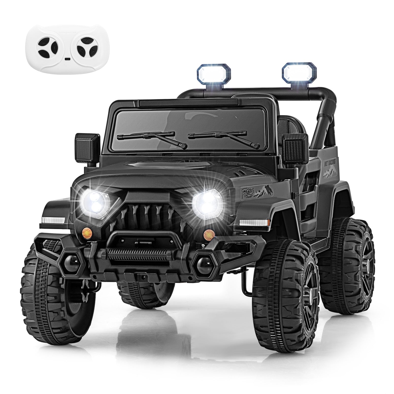 OLAKIDS Ride on Truck 12V Battery Powered Electric Vehicle for 3+ Boys Girls