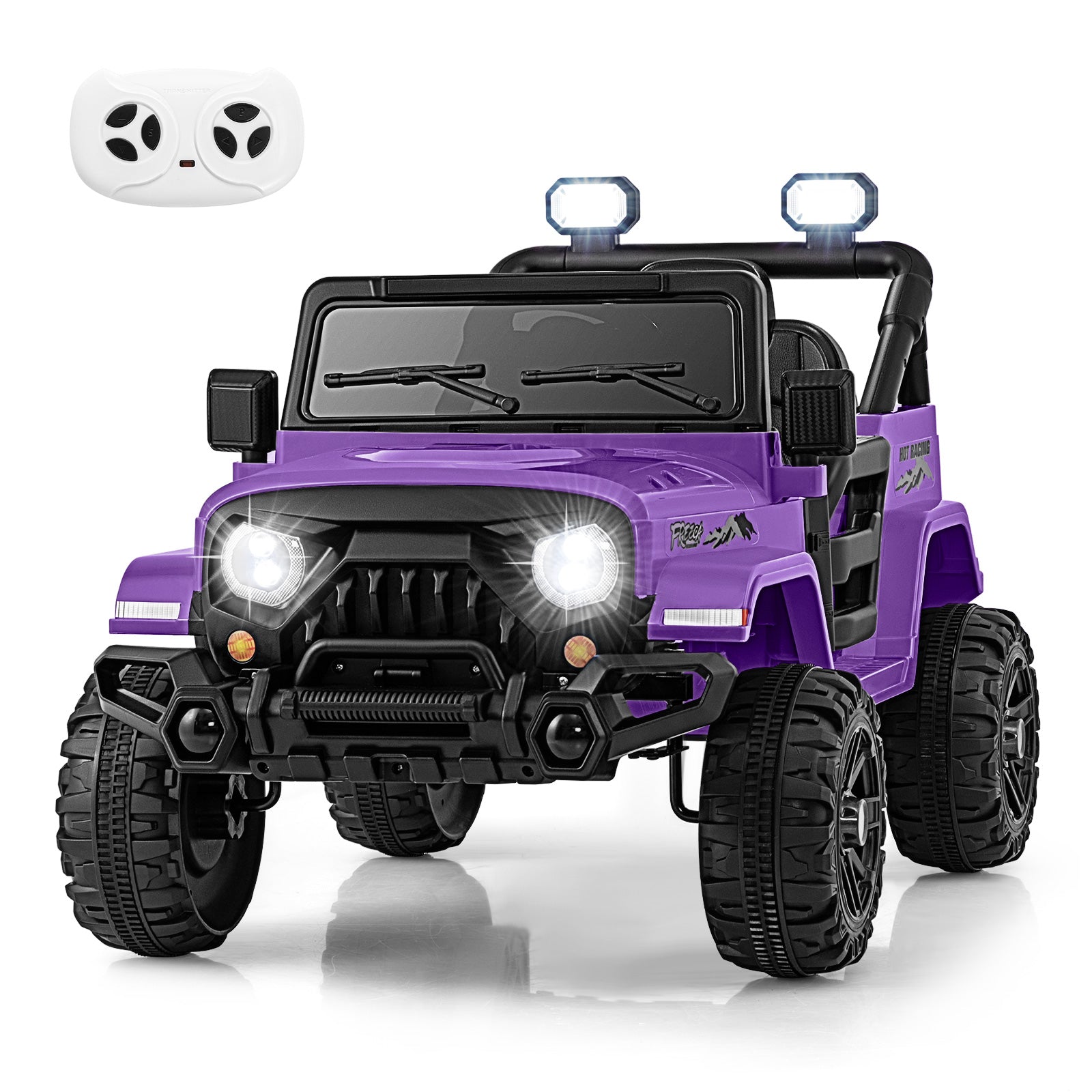 OLAKIDS Ride on Truck 12V Battery Powered Electric Vehicle for 3+ Boys Girls