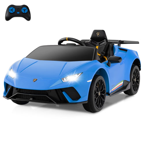 OLAKIDS Licensed Lamborghini Huracan Ride on Car 12V Kids Electric Vehicle for Aged 3-8 Years