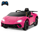 OLAKIDS Licensed Lamborghini Huracan Ride on Car 12V Kids Electric Vehicle for Aged 3-8 Years