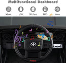 Licensed Toyota LC250 Ride on Car by OLAKIDS, 12V Kids Electric Vehicle with Remote Control, Toddlers Battery Powered Toy Gift with 2 Speeds 4 Wheels Suspension Power Display USB Music Horn