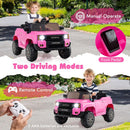 Licensed Toyota LC250 Ride on Car by OLAKIDS, 12V Kids Electric Vehicle with Remote Control, Toddlers Battery Powered Toy Gift with 2 Speeds 4 Wheels Suspension Power Display USB Music Horn