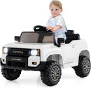 Licensed Toyota LC250 Ride on Car by OLAKIDS, 12V Kids Electric Vehicle with Remote Control, Toddlers Battery Powered Toy Gift with 2 Speeds 4 Wheels Suspension Power Display USB Music Horn