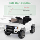 Licensed Toyota LC250 Ride on Car by OLAKIDS, 12V Kids Electric Vehicle with Remote Control, Toddlers Battery Powered Toy Gift with 2 Speeds 4 Wheels Suspension Power Display USB Music Horn