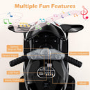 OLAKIDS 6V 3-Wheel Kids Motorcycle with Lights & Music for Toddlers 3+