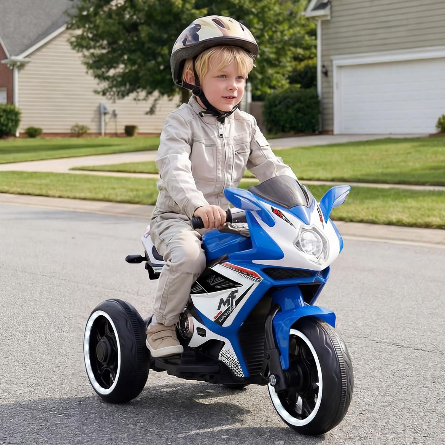 OLAKIDS 6V 3-Wheel Kids Motorcycle with Lights & Music for Toddlers 3+ Pink OLAKIDS 6V 3-Wheel Kids Motorcycle with Lights & Music for Toddlers 3+ Pink