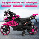 OLAKIDS 6V Kids Motorcycle with Training Wheels,for Boys Girls Aged 3+ Years