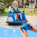 OLAKIDS 12V Kids Bumper Car with Parent Remote Control for Ages 1.5-6