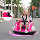 OLAKIDS 12V Kids Bumper Car with Parent Remote Control for Ages 1.5-6